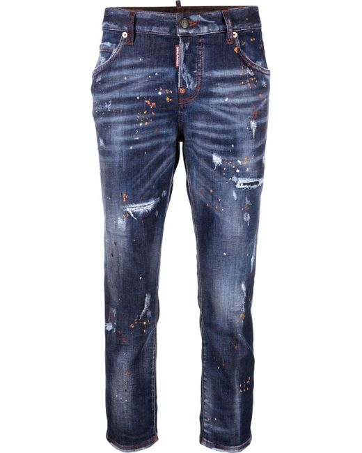 Dsquared2 cropped denim jeans