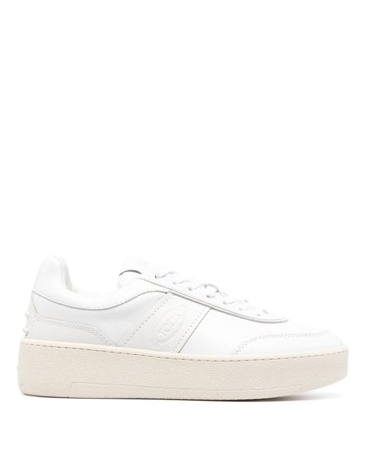 Tod's logo-print lace-up sneakers