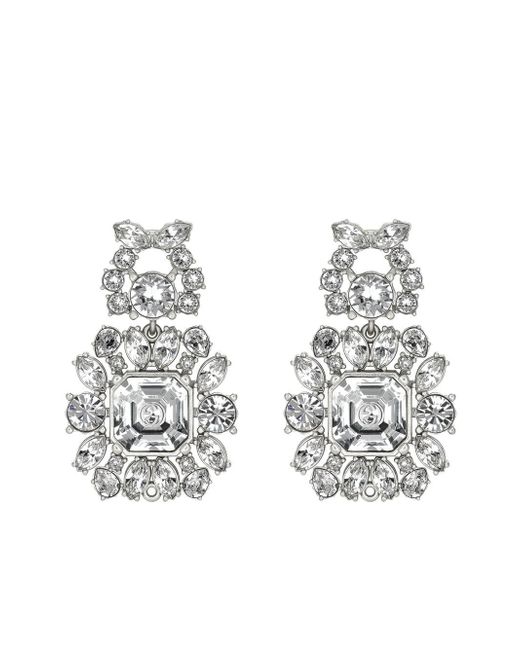 Gucci Interlocking G crystal earrings