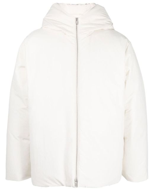 Jil Sander hooded padded jacket