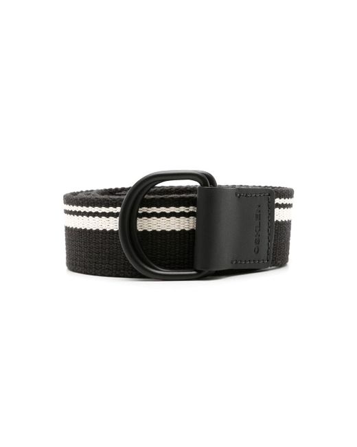 Osklen stripe-print design belt