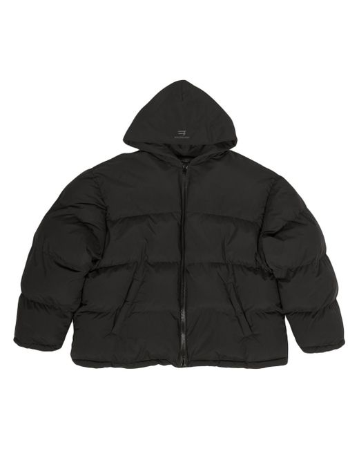 Balenciaga hooded puffer jacket