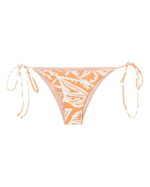 Clube Bossa Aava leaf-print bikini bottoms