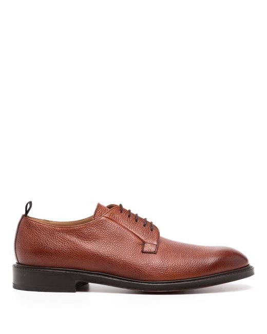 Paul Smith pebbled-texture lace-up shoes