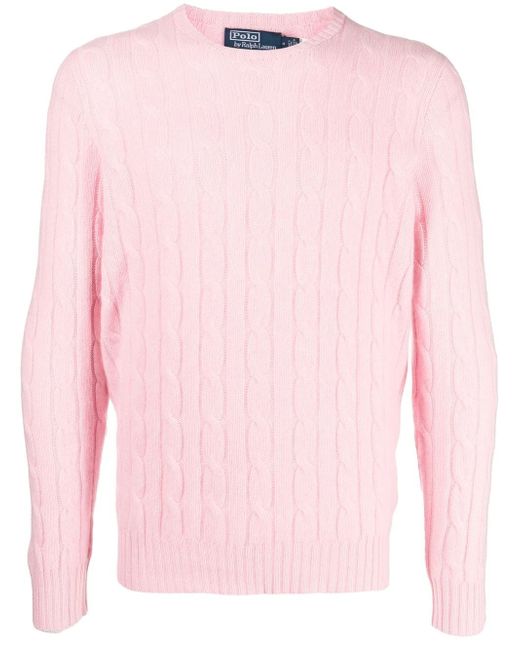 Polo Ralph Lauren long-sleeved cable-knit jumper