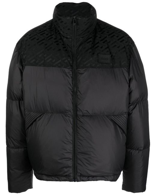 Versace zip-fastening padded jacket