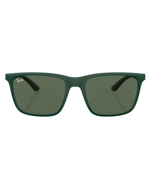 Ray-Ban rectangle-frame tinted-lens sunglasses