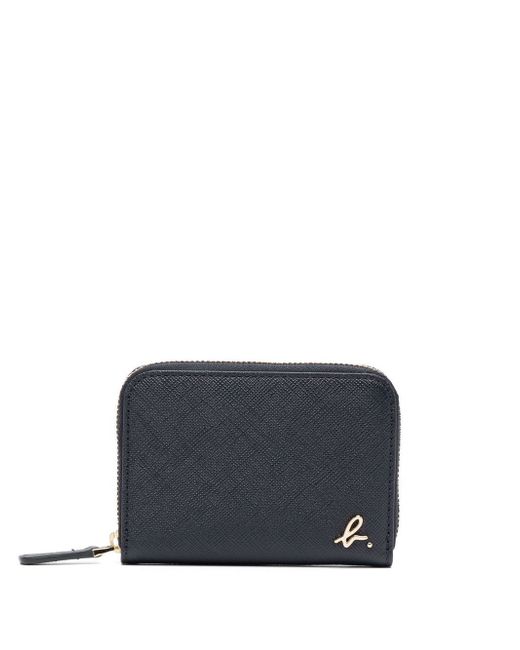 Agnès B. logo-detail leather purse