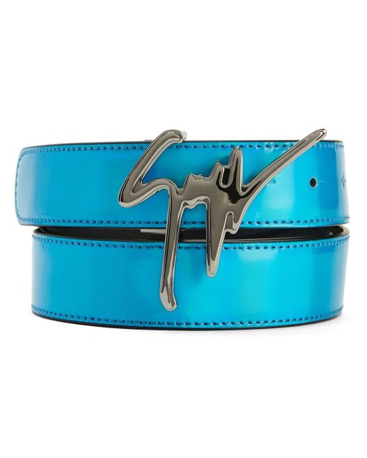 Giuseppe Zanotti Design signature-buckle leather belt