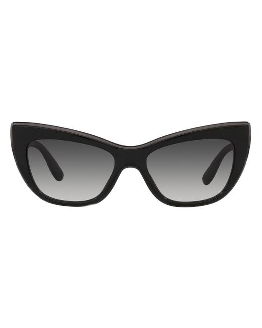 Dolce & Gabbana logo-plaque cat-eye sunglasses