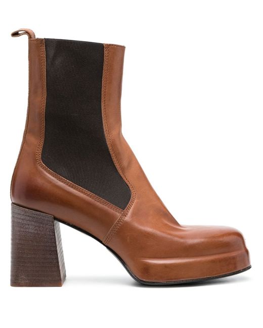 MoMa block-heel leather boots