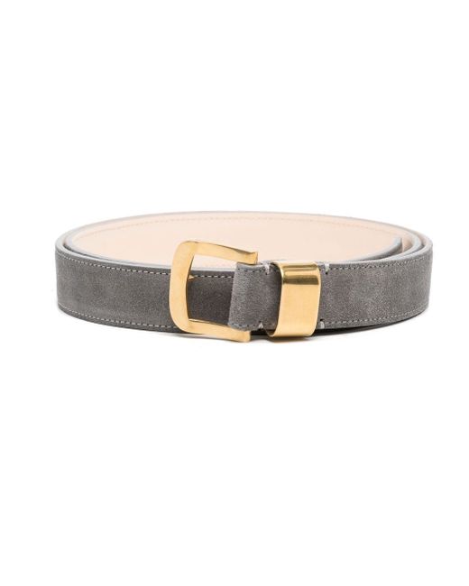Agnona buckle-fastening leather belt