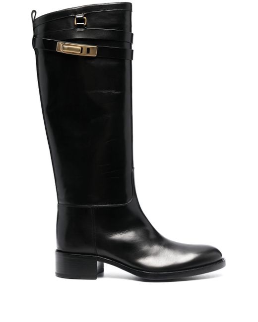 Sartore knee-high leather boots