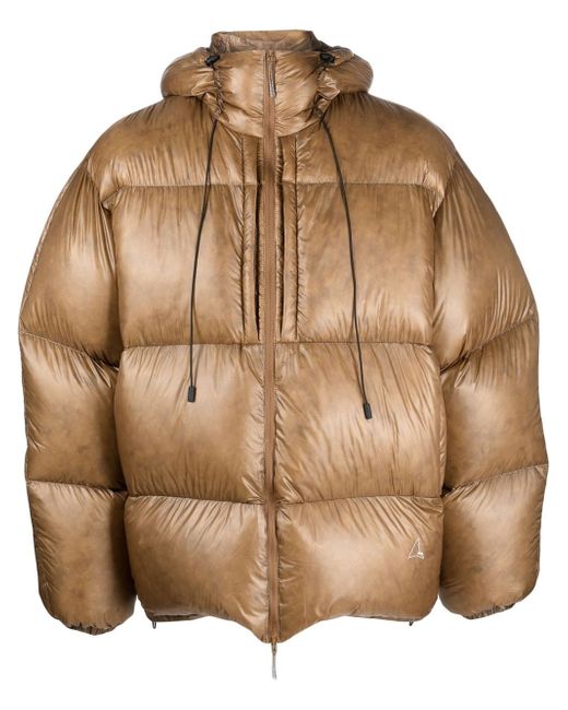 Roa high-shine finish puffer jacket