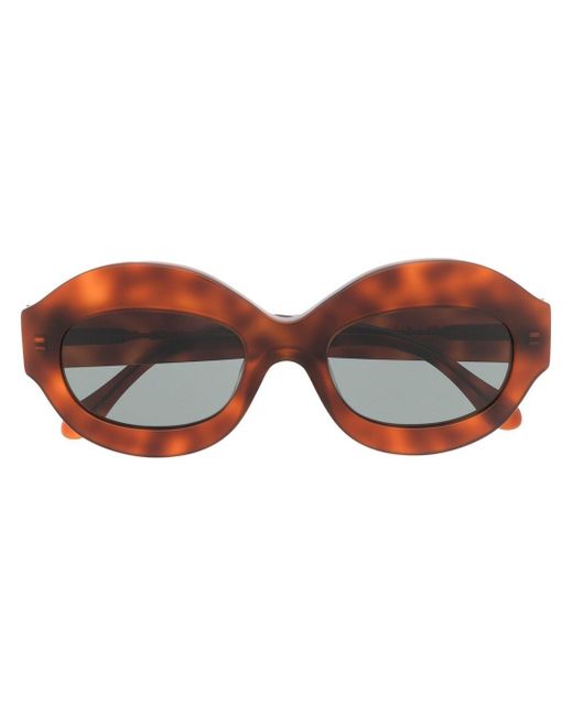 Marni Eyewear tortoiseshell round-frame sunglasses