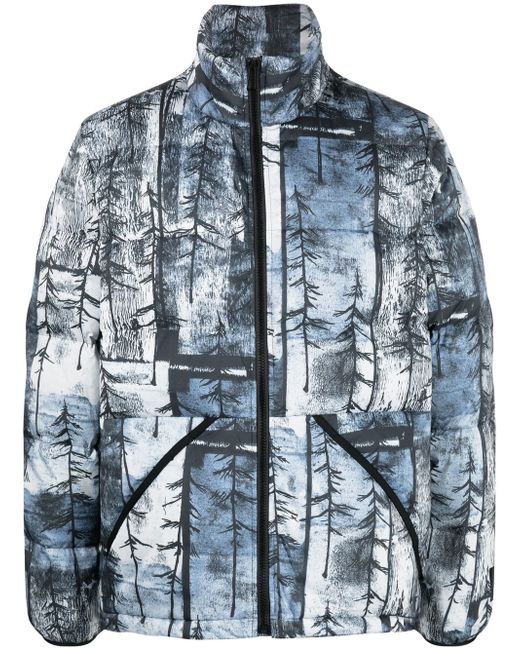 Paul Smith Alpes graphic-print down jacket