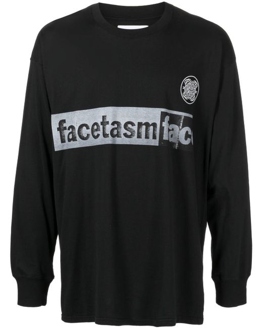 Facetasm logo-print crew-neck T-shirt