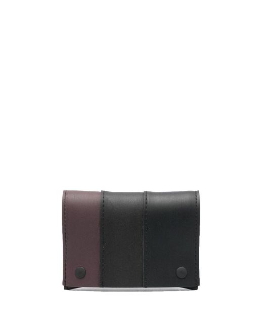 Sunnei trim-colour leather wallet