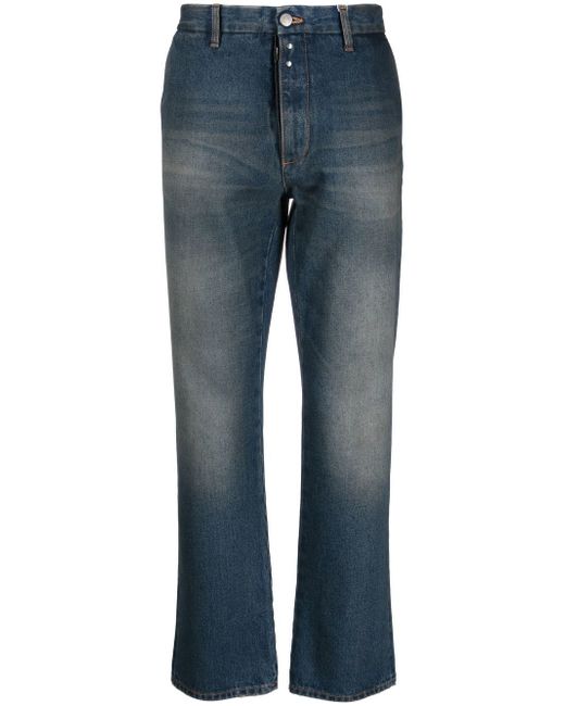 Mm6 Maison Margiela stud-detail straight-leg jeans