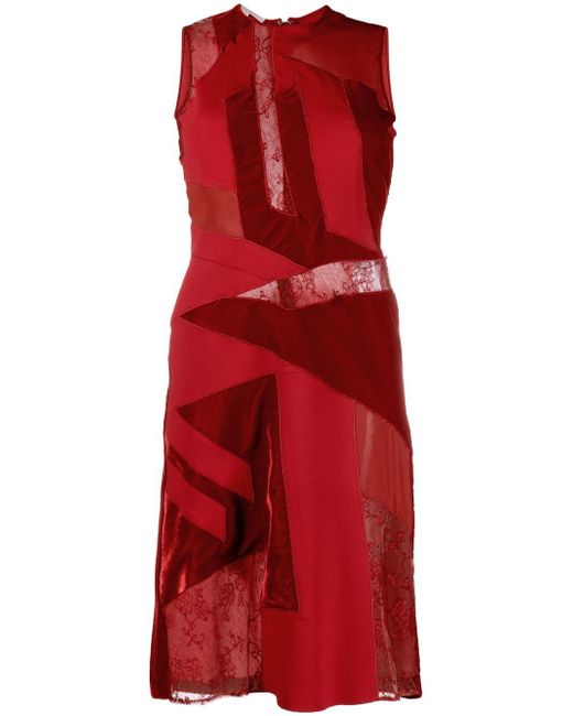 Stella McCartney patchwork sleeveless dress