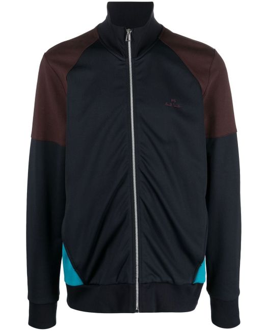 PS Paul Smith panelled zip-fastening sports jacket