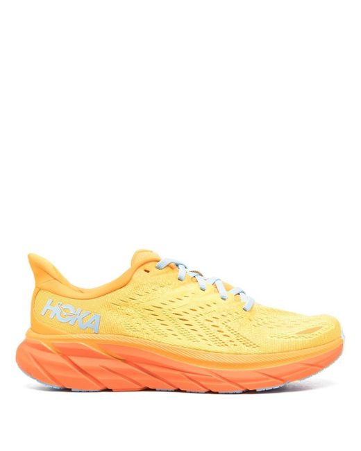 Hoka One One Clifton 8 lace-up sneakers