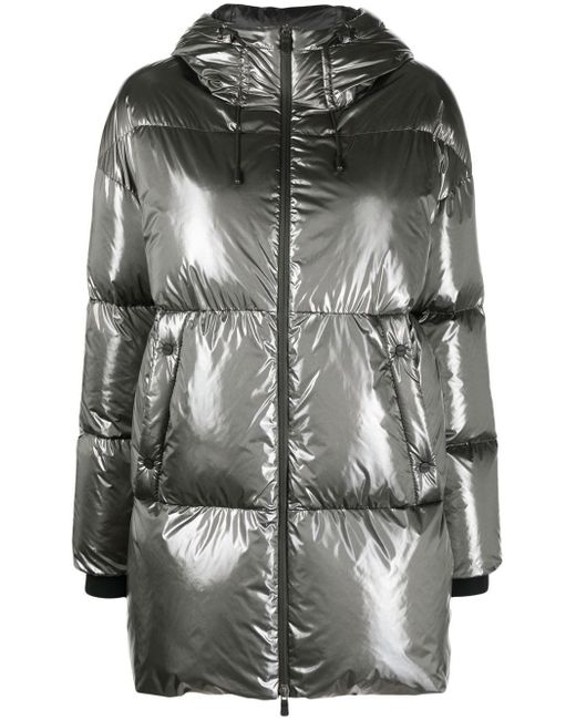 Herno high-shine puffer coat