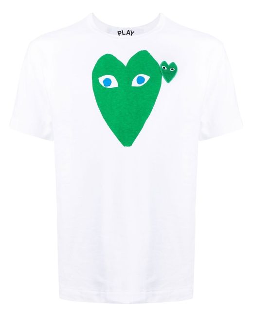 Comme Des Garçons Play heart-print cotton T-shirt