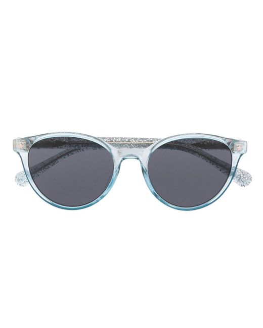 Chiara Ferragni glitter-detail round-frame sunglasses