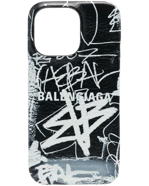 Balenciaga logo print iPhone 13 Pro phone case