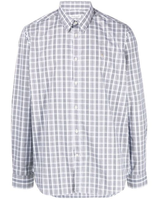 Leathersmith of London plaid-check print shirt