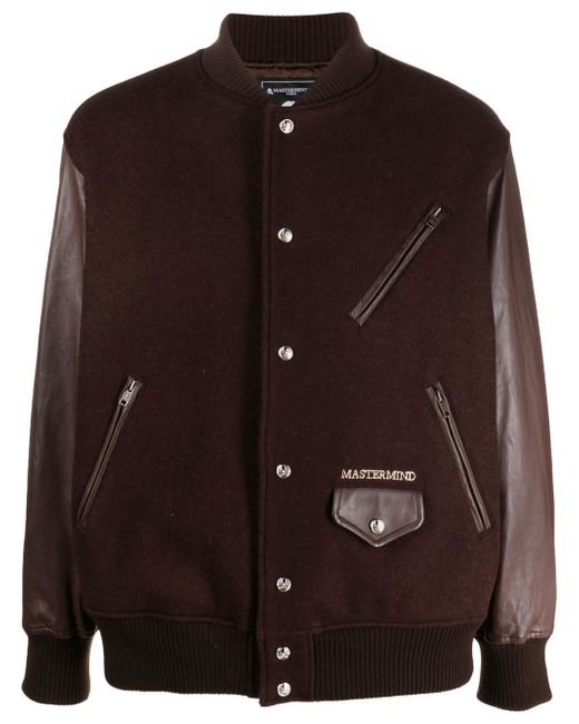 Mastermind World two-tone bomber jacket