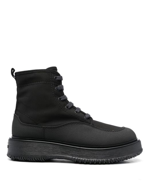 Hogan Untraditional lace-up ankle boots