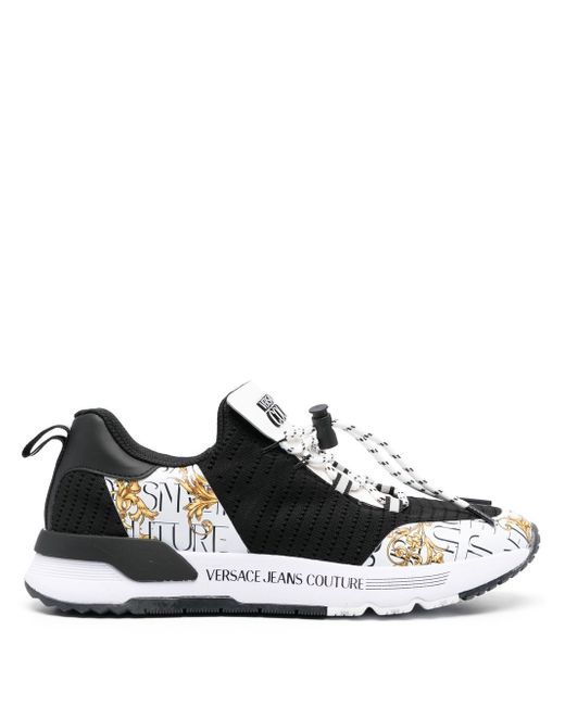Versace Jeans Couture logo-print panelled sneakers