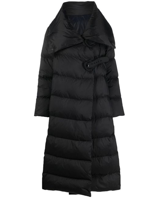 Emporio Armani buckle-fastening padded down coat