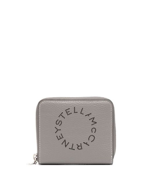 Stella McCartney logo-print zipped wallet