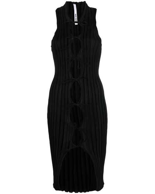 a. roege hove ribbed cut-out dress