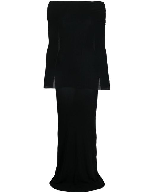 Balenciaga layered maxi dress