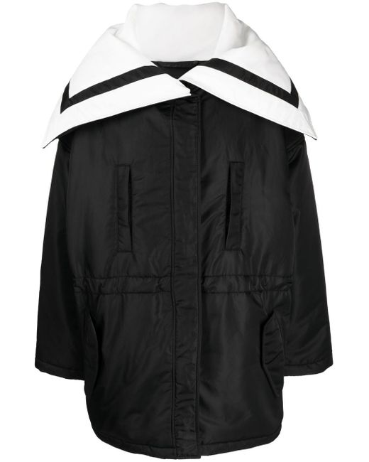 Goen.J sailor-collar padded coat