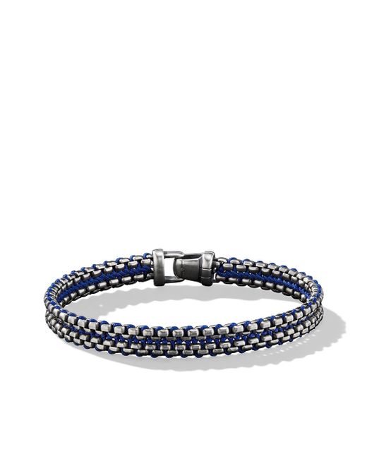 David Yurman Sterling Woven Box Chain bracelet