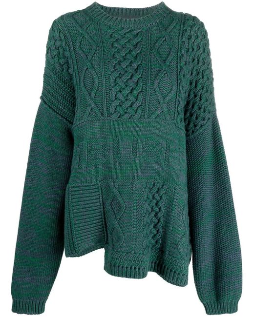 Ambush patchwork knit jumper