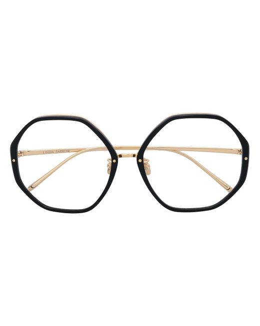Linda Farrow LFL901 octagonal frame glasses