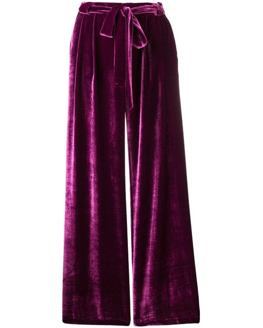 Roberto Collina belted wide leg trousers