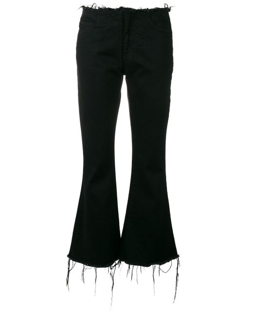Marques'Almeida cropped flared jeans