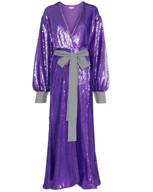 Natasha Zinko sequin embellished maxi robe dress