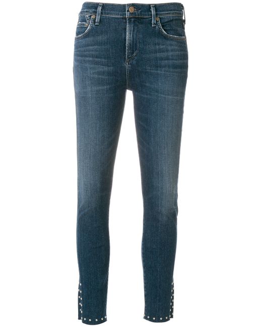 Citizens of Humanity slim fit notched leg jeans