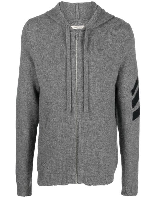 Zadig & Voltaire cashmere zip-up hoodie