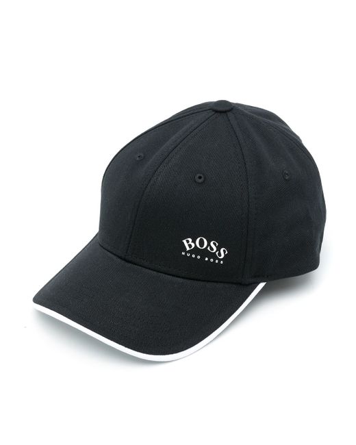 Boss logo print baseball cap