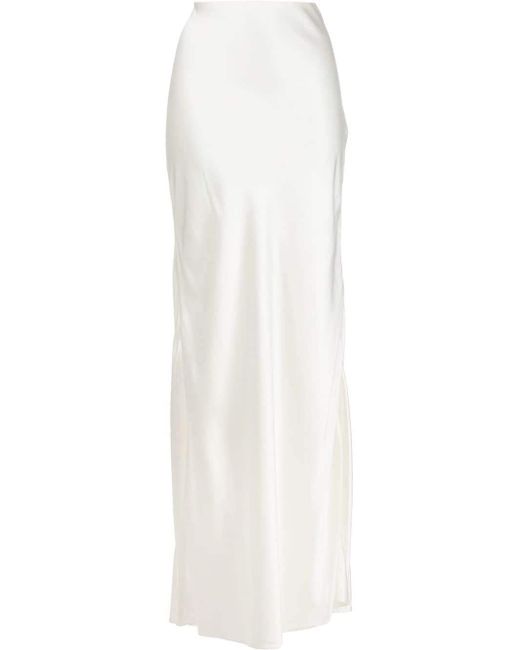 Saint Laurent strapless silk dress