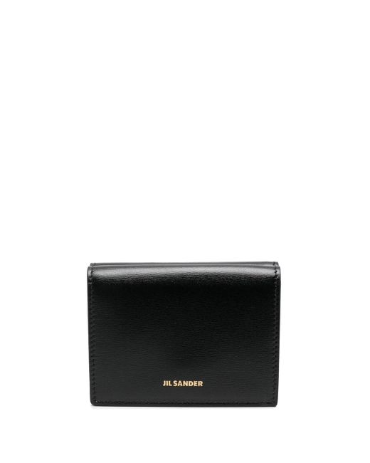 Jil Sander tri-fold leather wallet